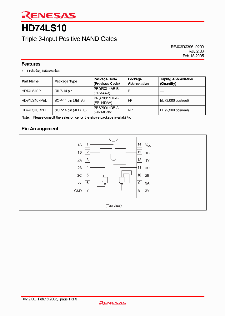 HD74LS10_4334631.PDF Datasheet