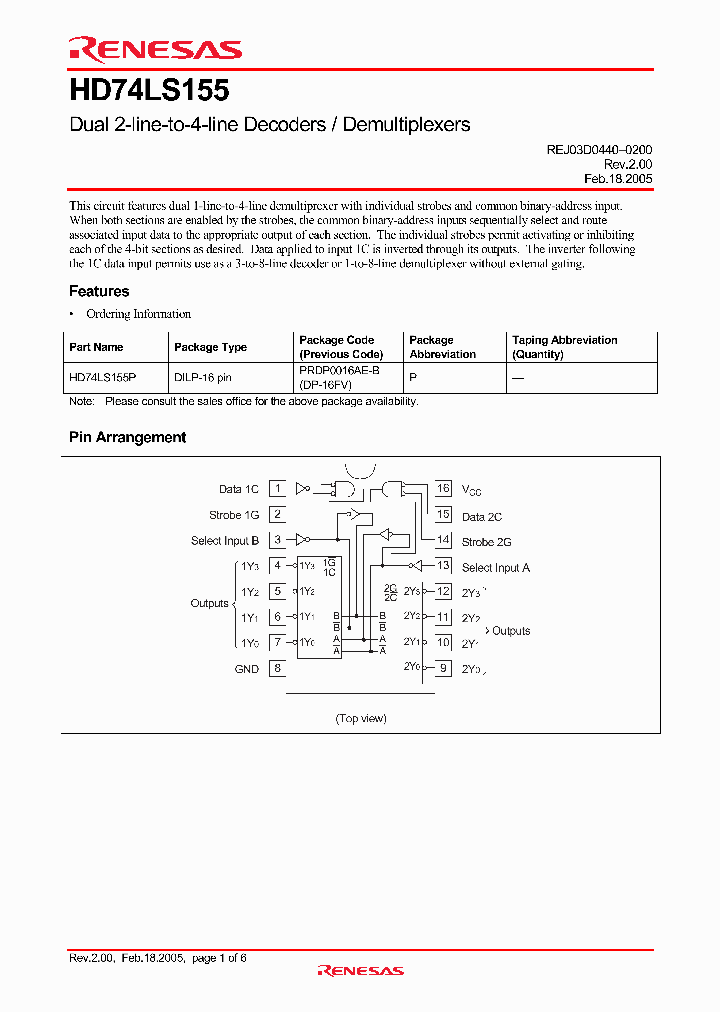 HD74LS155_4334627.PDF Datasheet