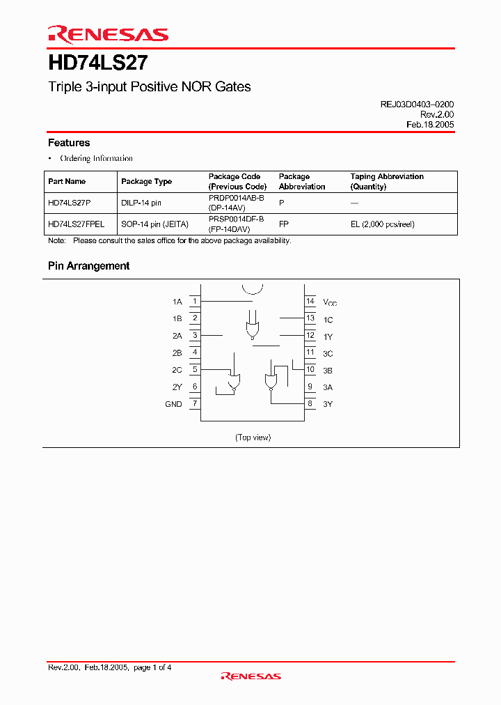 HD74LS27_4334638.PDF Datasheet