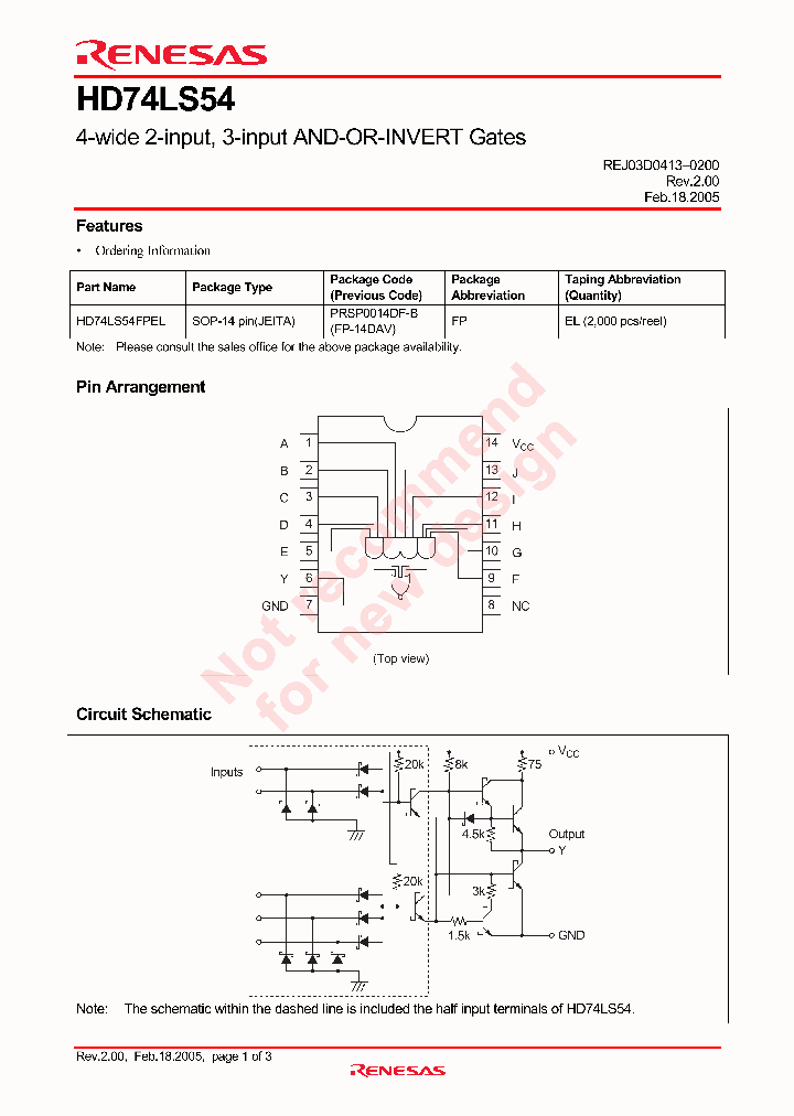 HD74LS54_4334640.PDF Datasheet