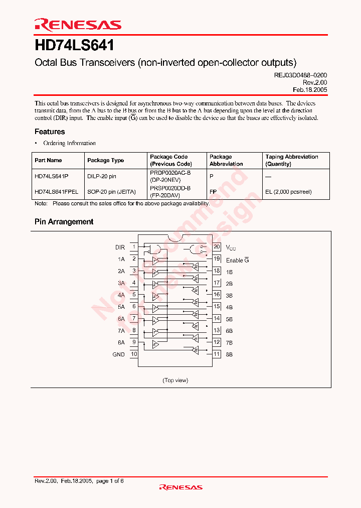 HD74LS641FPEL_4243405.PDF Datasheet