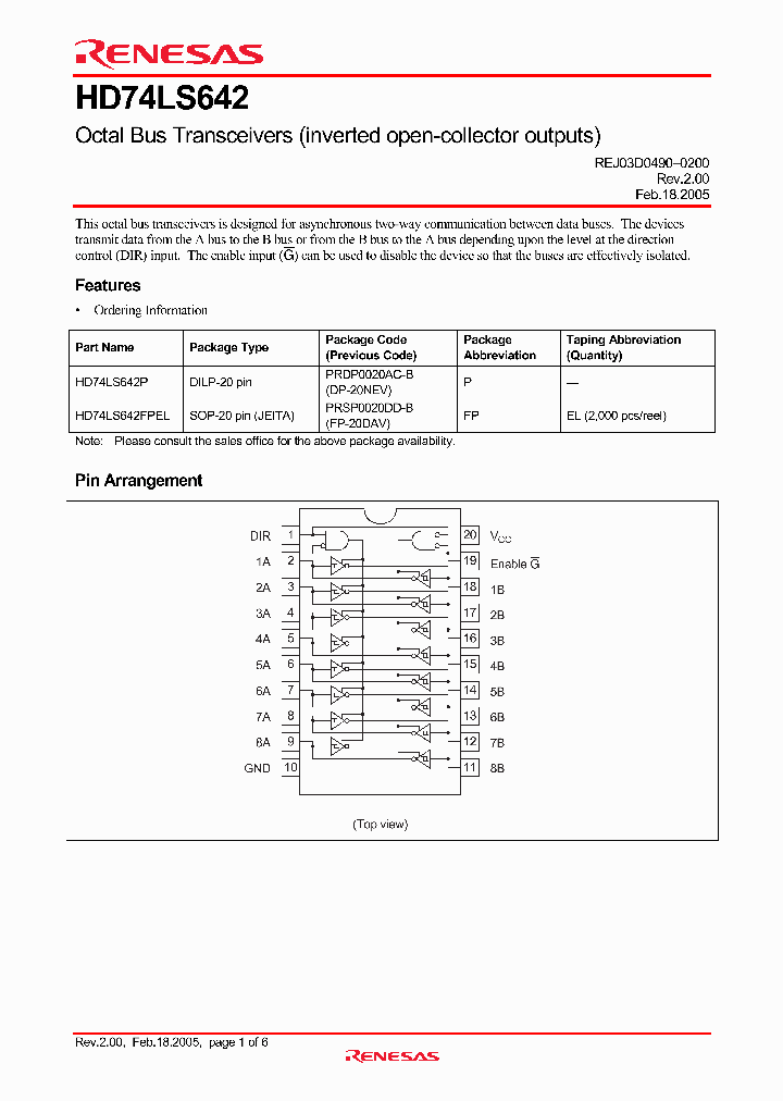 HD74LS642FPEL_4243407.PDF Datasheet