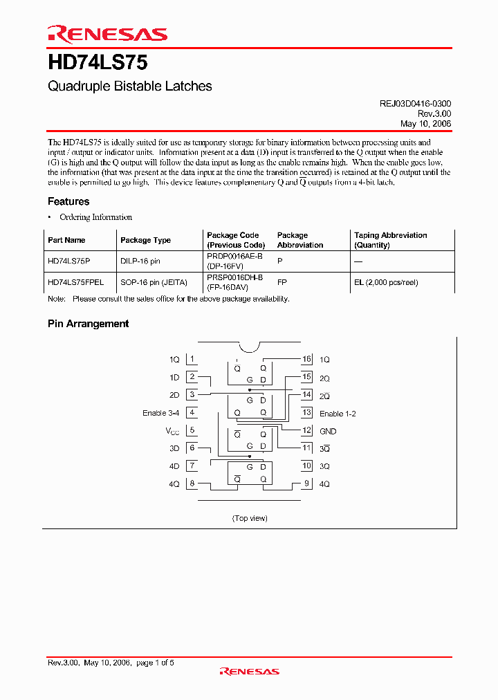 HD74LS75_4334636.PDF Datasheet