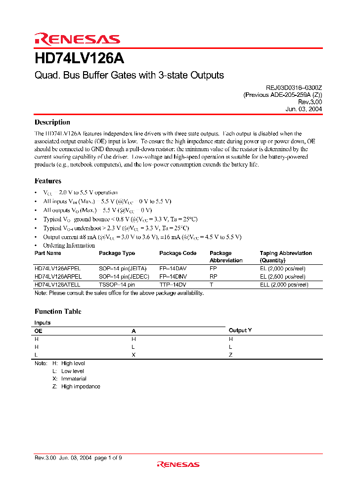 HD74LV126ATELL_4876016.PDF Datasheet