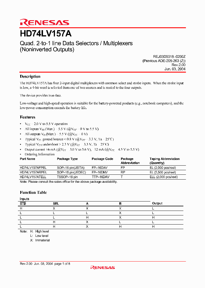 HD74LV157ATELL_4876018.PDF Datasheet
