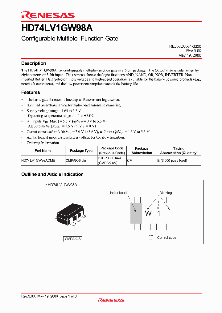 HD74LV1GW98A_4338622.PDF Datasheet