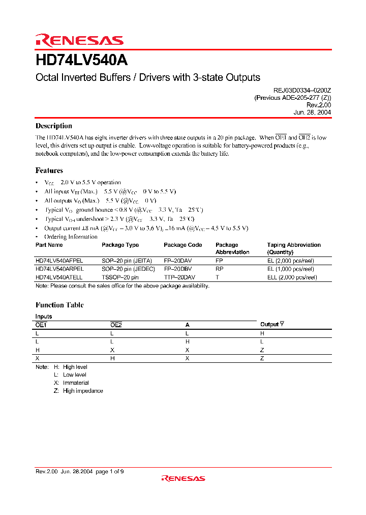 HD74LV540ATELL_4341952.PDF Datasheet