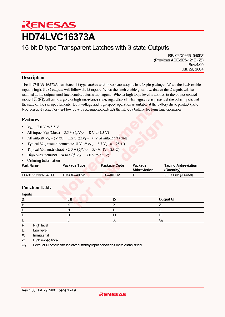 HD74LVC16373A_4372610.PDF Datasheet