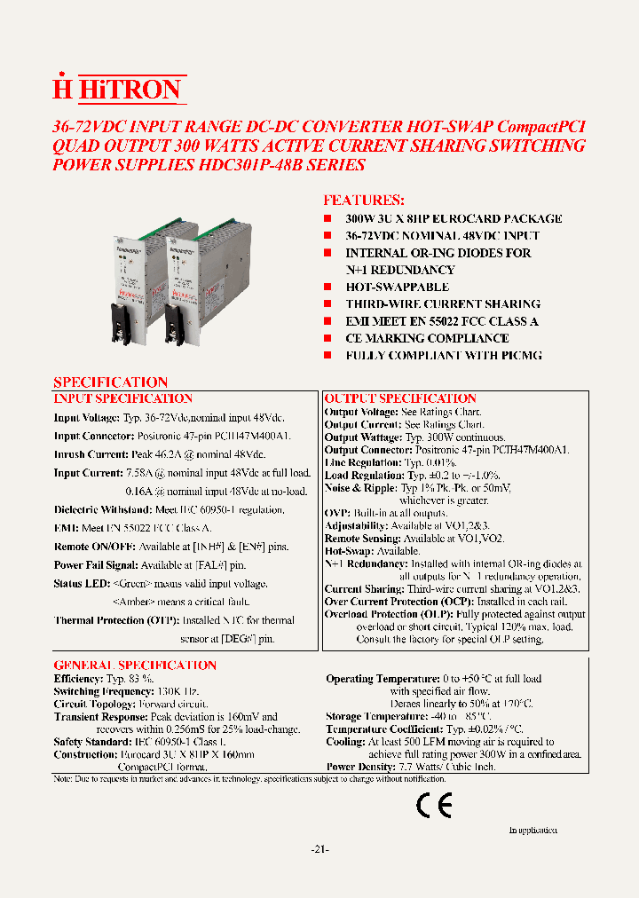 HDC301P-48B-490_4682718.PDF Datasheet