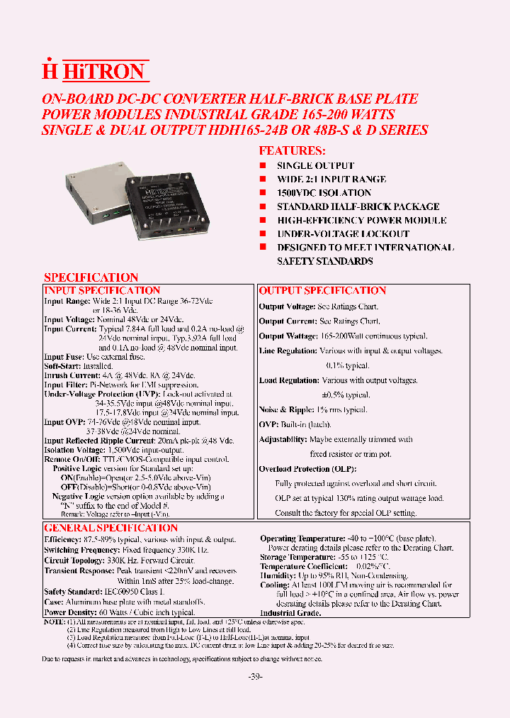 HDH165-24B_4492771.PDF Datasheet