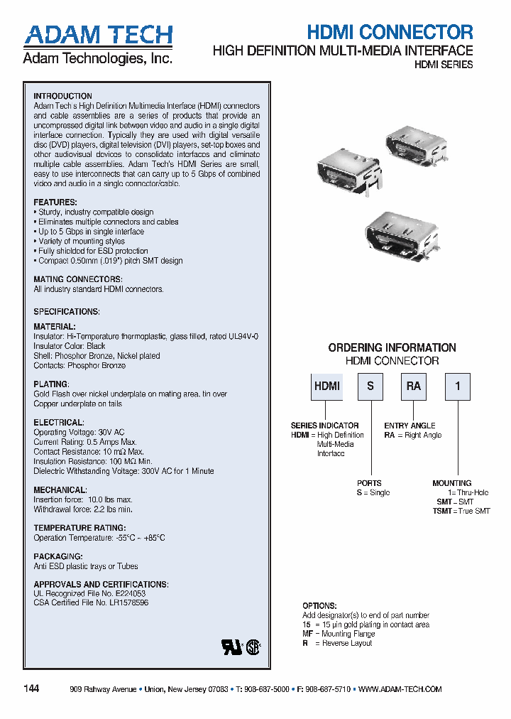 HDMISRA1_4285574.PDF Datasheet