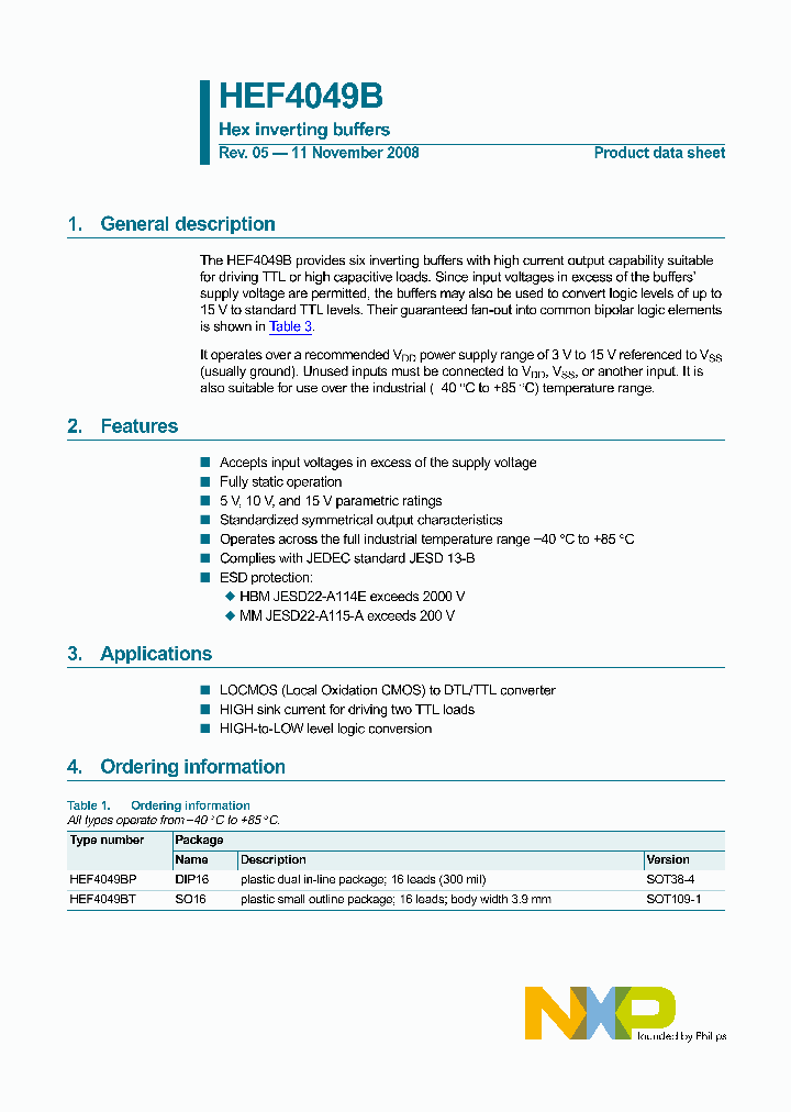 HEF4049BT_4343443.PDF Datasheet