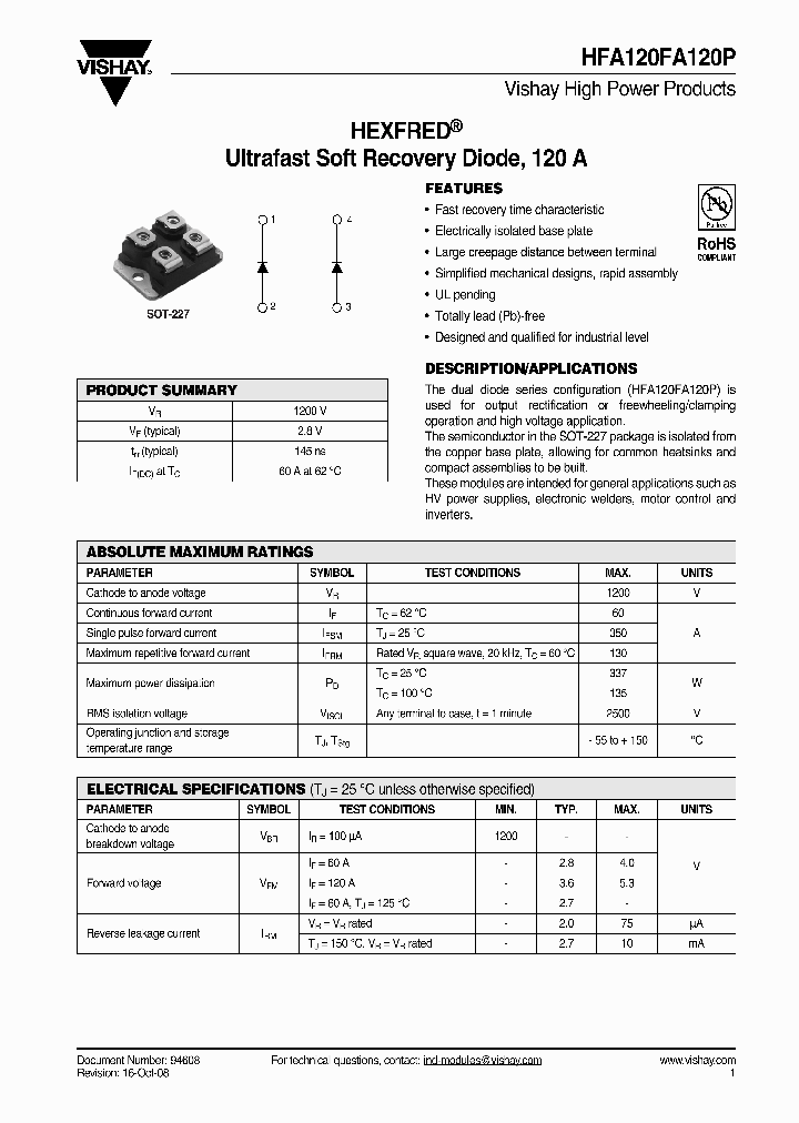 HFA120FA120P_4351570.PDF Datasheet