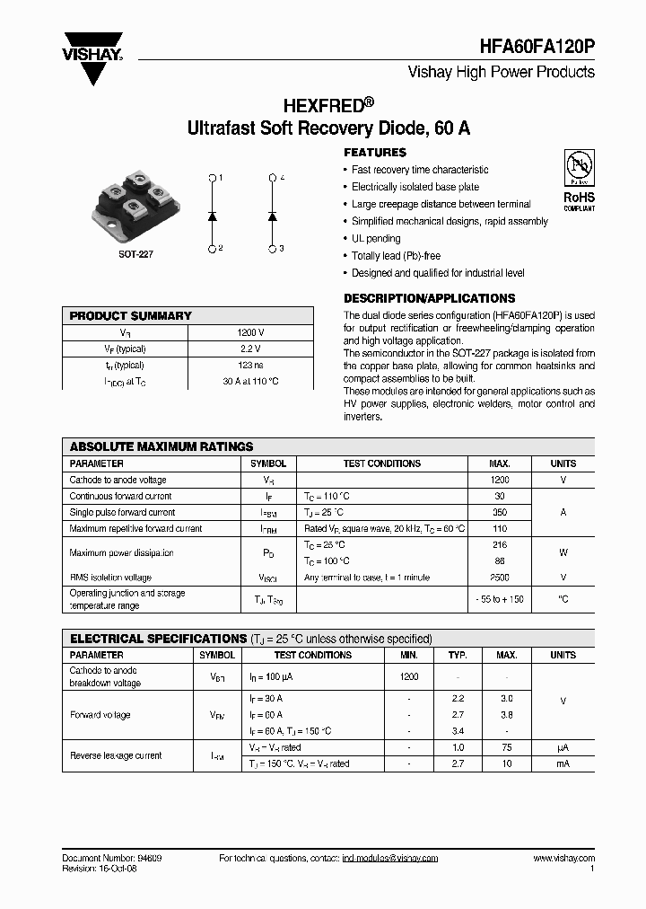 HFA60FA120P_4321611.PDF Datasheet