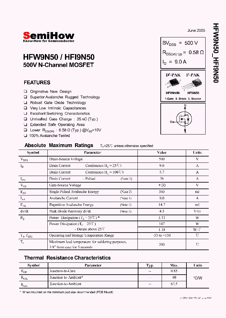 HFW9N50_4746013.PDF Datasheet