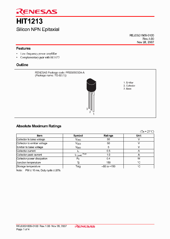 HIT1213_4259203.PDF Datasheet