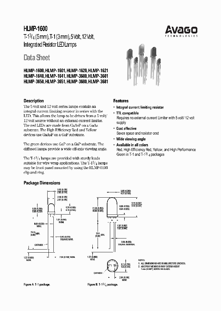 HLMP-160007_4920066.PDF Datasheet