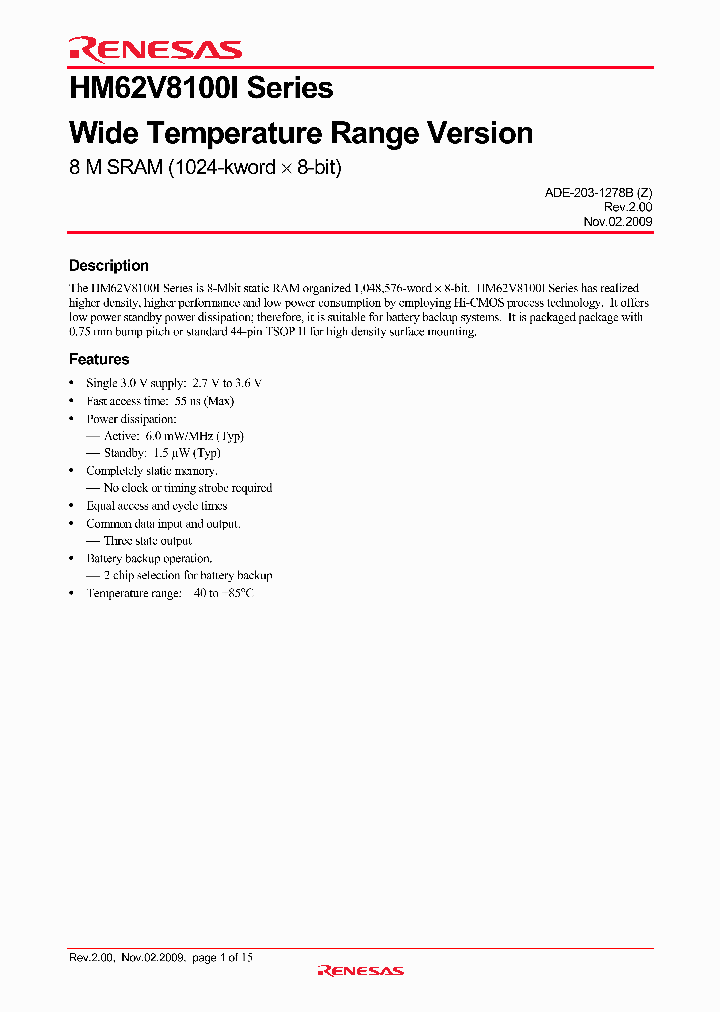 HM62V8100I09_4783756.PDF Datasheet