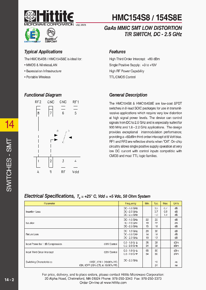 HMC154S8E_4578646.PDF Datasheet