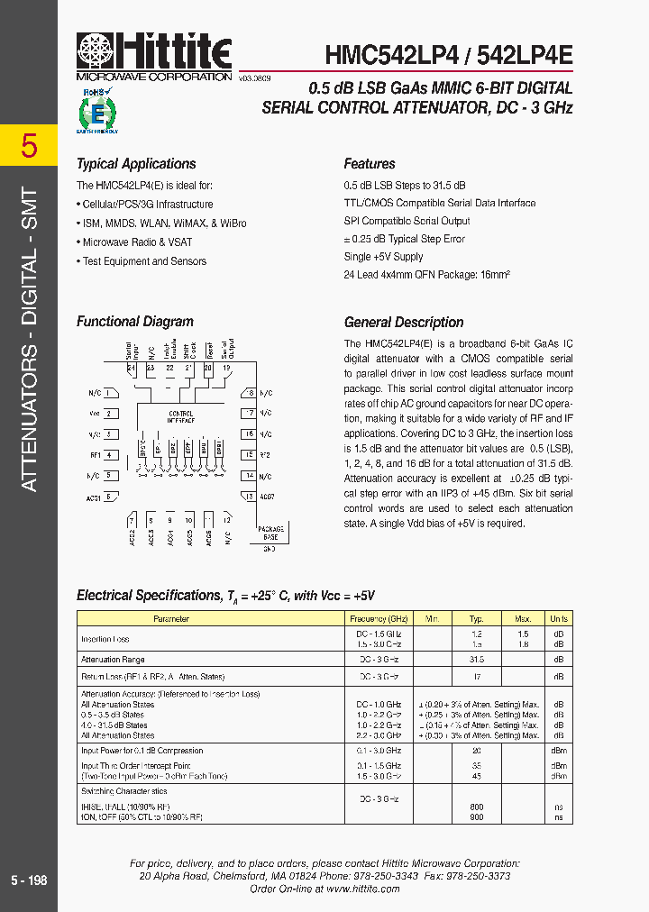 HMC542LP409_4552594.PDF Datasheet