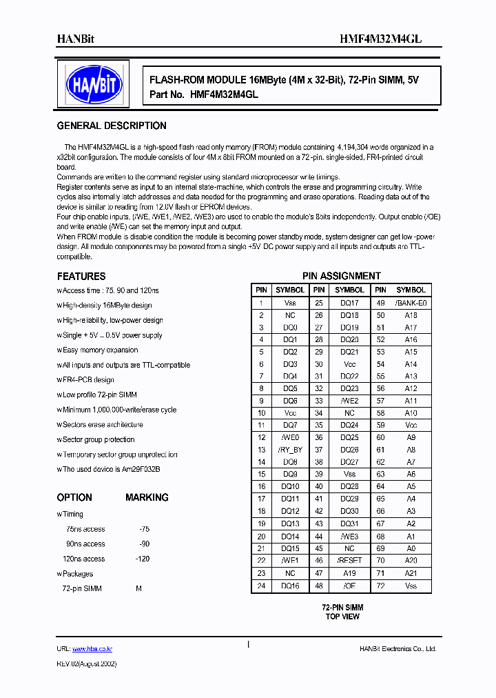 HMF4M32M4GL-90_4657136.PDF Datasheet