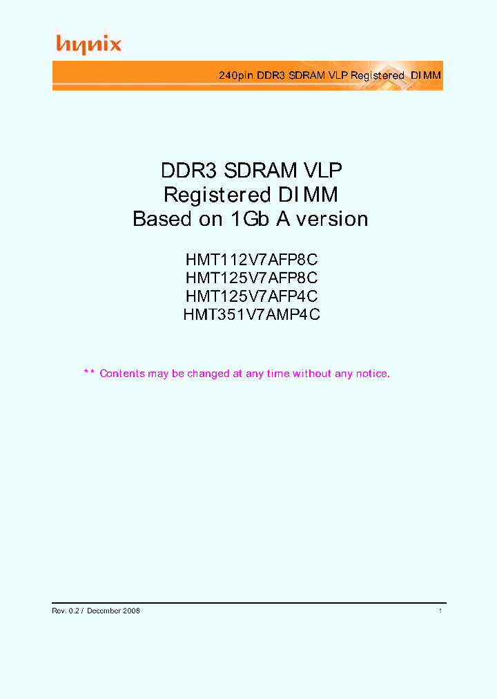 HMT112V7AFP8C-G7_4568286.PDF Datasheet