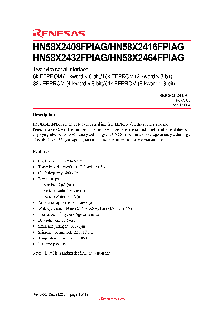 HN58X2408FPIAGE_4239308.PDF Datasheet