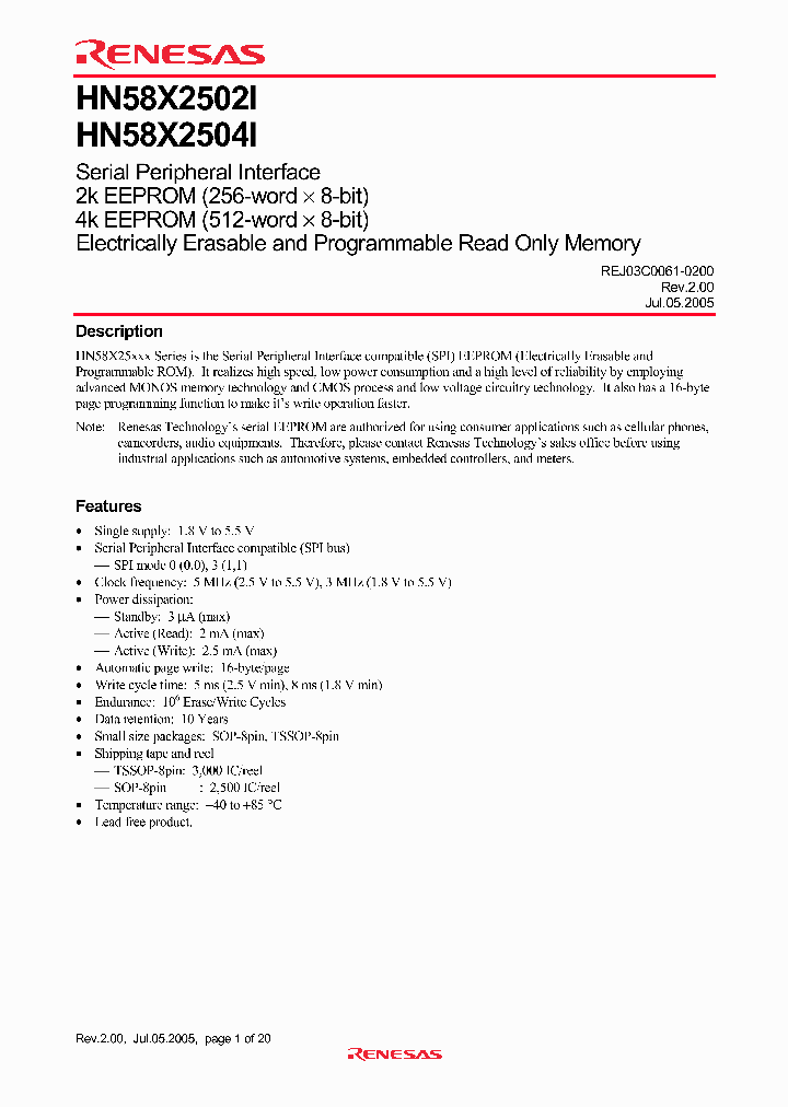 HN58X2502TIE_4659517.PDF Datasheet