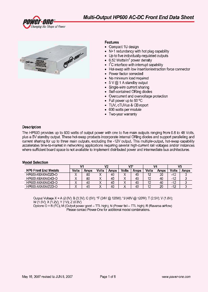 HP600_4297506.PDF Datasheet