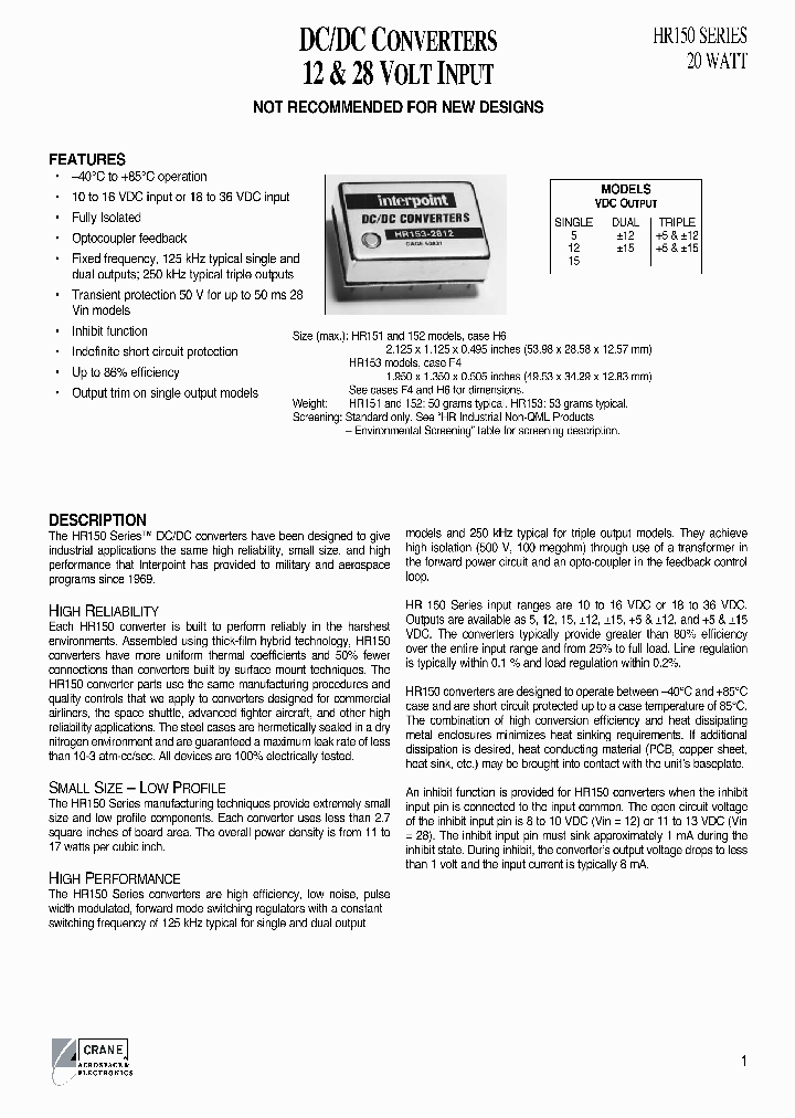 HR153-2812_4383914.PDF Datasheet