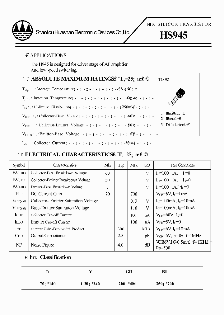 HS945_4576782.PDF Datasheet