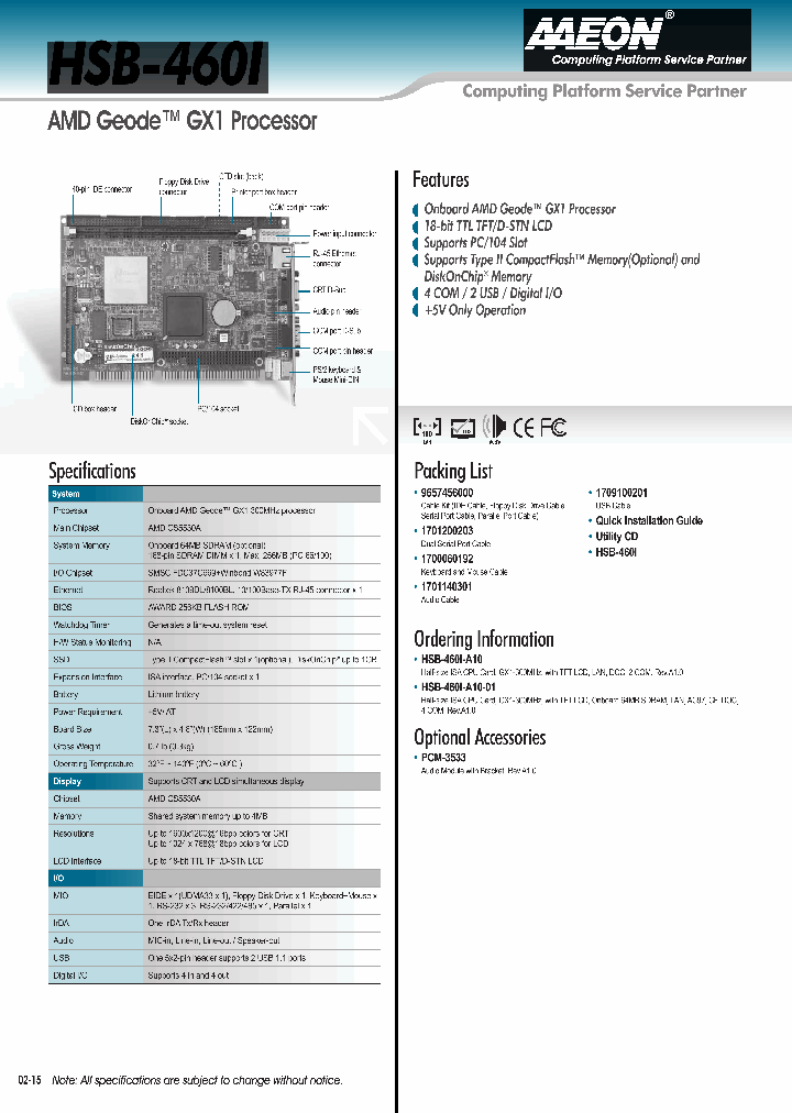 HSB-460I-A10_4584844.PDF Datasheet