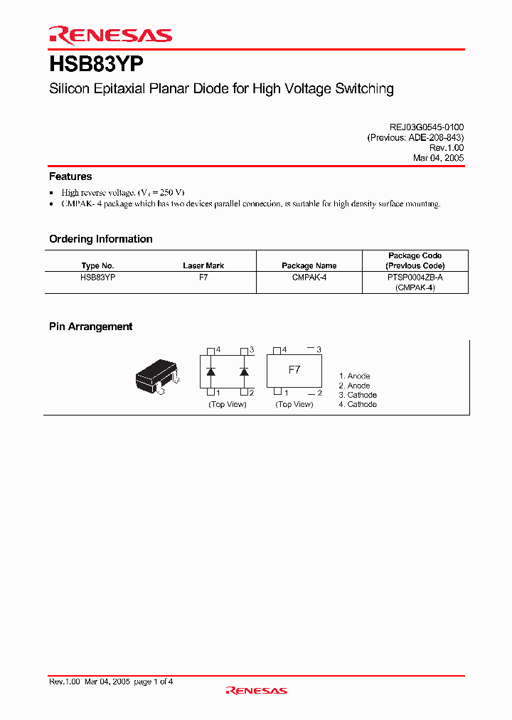 HSB83YP_4415525.PDF Datasheet