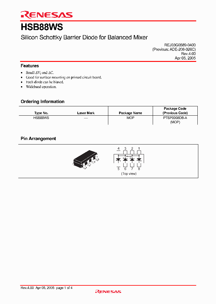 HSB88WS_4311290.PDF Datasheet