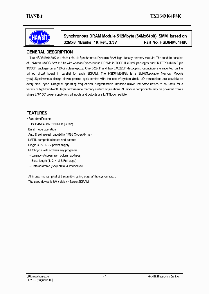 HSD64M64F8K-10L_4871099.PDF Datasheet