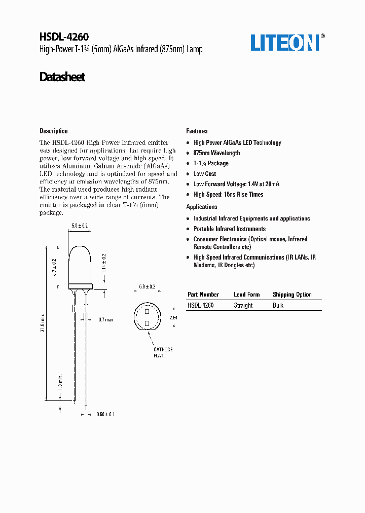 HSDL-4260_4603911.PDF Datasheet