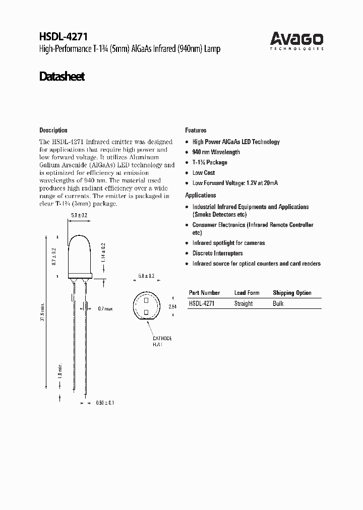 HSDL-4271_4603915.PDF Datasheet