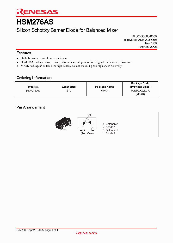 HSM276AS_4318540.PDF Datasheet
