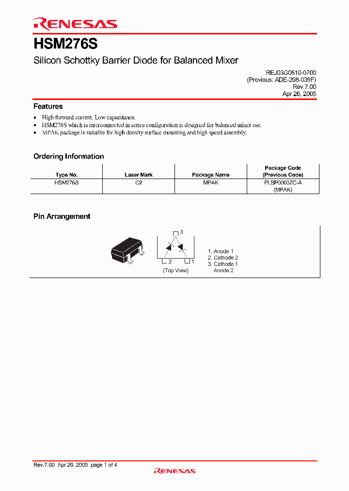HSM276S_4318542.PDF Datasheet