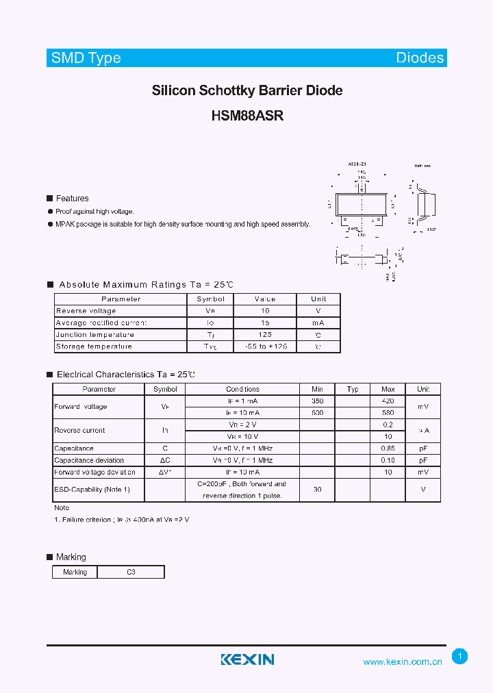 HSM88ASR_4307911.PDF Datasheet