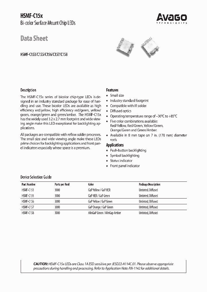 HSMF-C153_4411650.PDF Datasheet