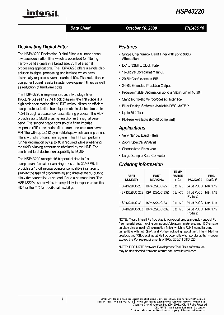 HSP43220JC-25Z_4905381.PDF Datasheet