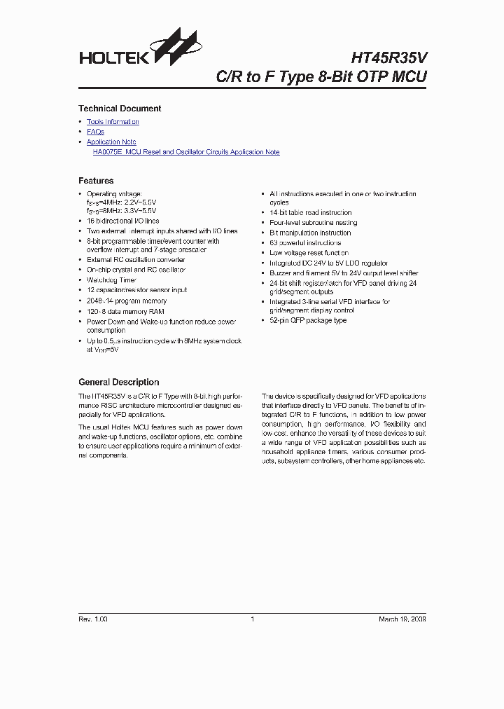 HT45R35V_4703724.PDF Datasheet