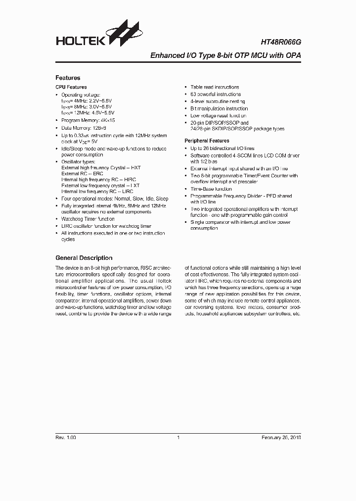 HT48R066G_4713508.PDF Datasheet