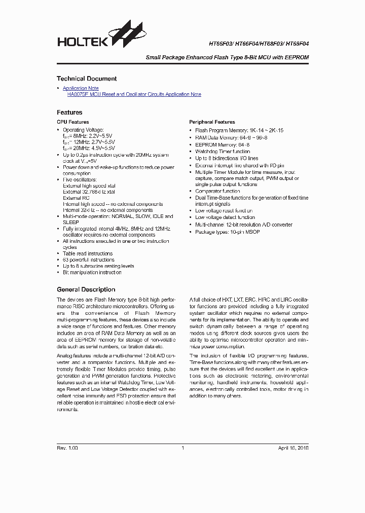 HT66F03_4655541.PDF Datasheet