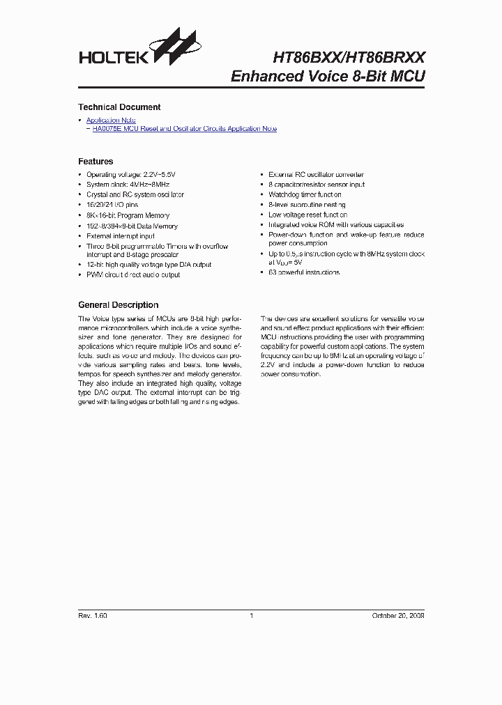 HT86B40_4739916.PDF Datasheet
