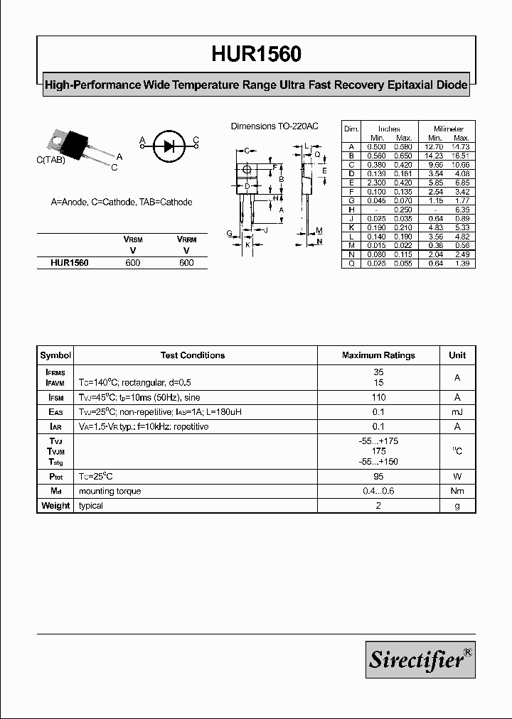 HUR1560_4191463.PDF Datasheet