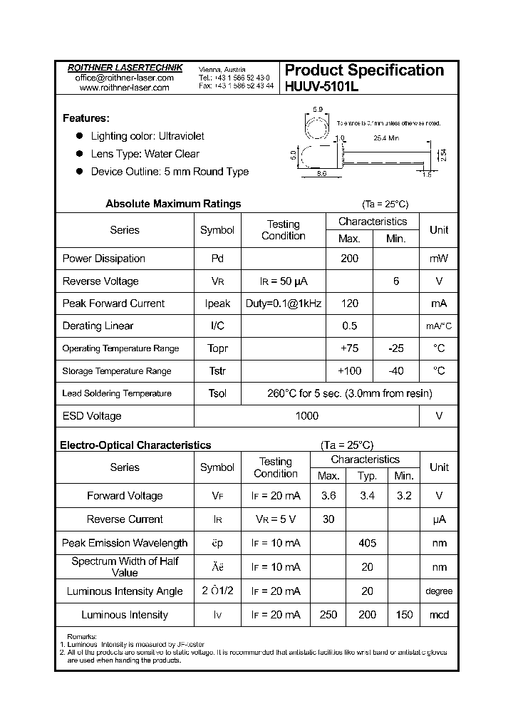 HUUV-5101L_4220840.PDF Datasheet