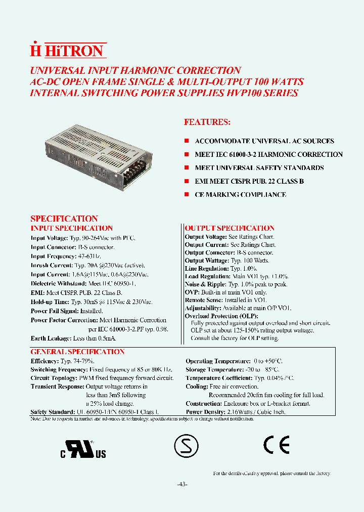 HVP100-392_4492522.PDF Datasheet