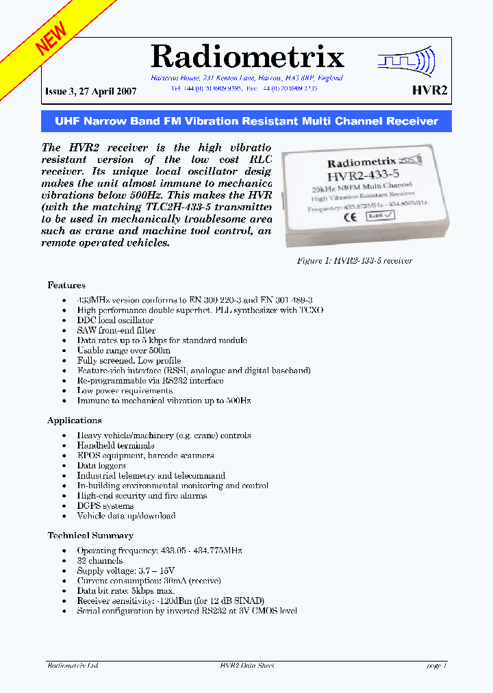 HVR2-433-5_4251326.PDF Datasheet